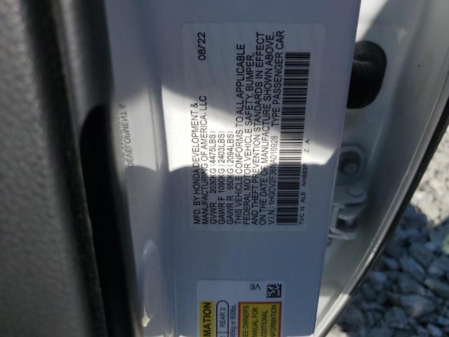 1HGCV2F36NA016928 - 2022 HONDA ACCORD SPORT WHITE photo 13