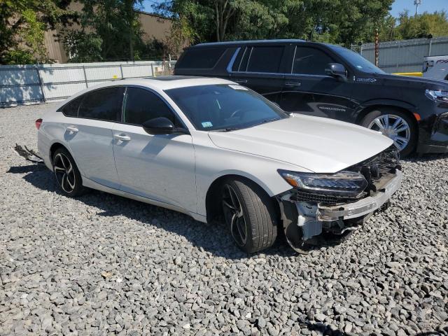1HGCV2F36NA016928 - 2022 HONDA ACCORD SPORT WHITE photo 4