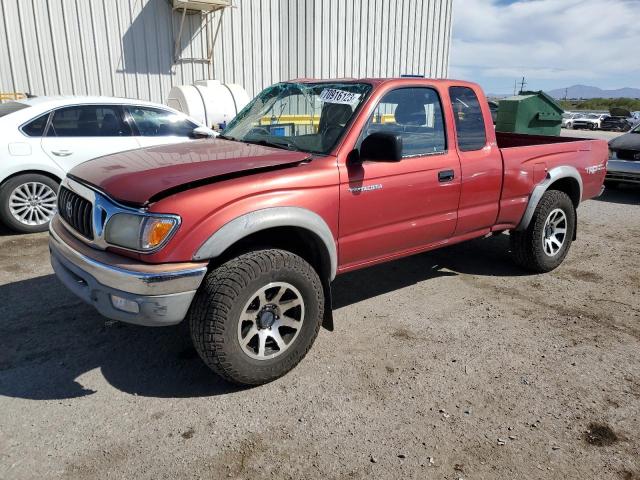 5TESN92N81Z730358 - 2001 TOYOTA TACOMA XTRACAB PRERUNNER წითელი ფოტო 1
