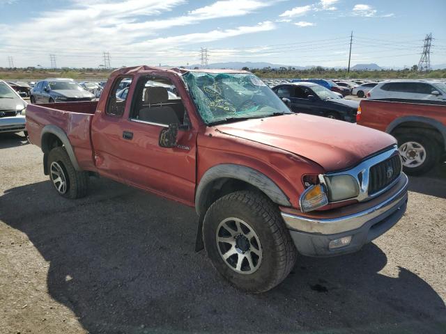 5TESN92N81Z730358 - 2001 TOYOTA TACOMA XTRACAB PRERUNNER წითელი ფოტო 4