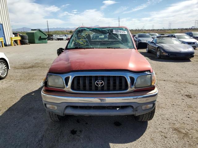 5TESN92N81Z730358 - 2001 TOYOTA TACOMA XTRACAB PRERUNNER წითელი ფოტო 5