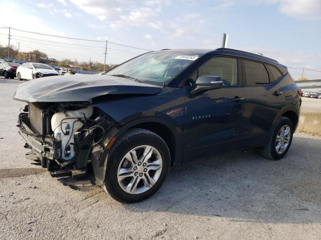 3GNKBBRA1KS626654 - 2019 CHEVROLET BLAZER 1LT GRAY photo 1