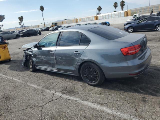 3VW1K7AJ2FM292218 - 2015 VOLKSWAGEN JETTA BASE GRAY photo 2