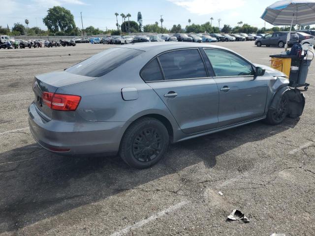 3VW1K7AJ2FM292218 - 2015 VOLKSWAGEN JETTA BASE GRAY photo 3