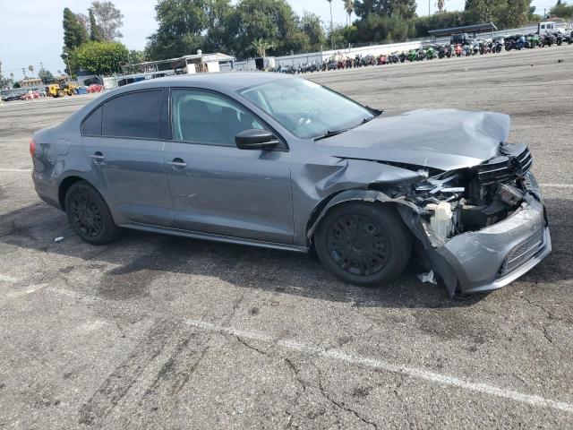 3VW1K7AJ2FM292218 - 2015 VOLKSWAGEN JETTA BASE GRAY photo 4