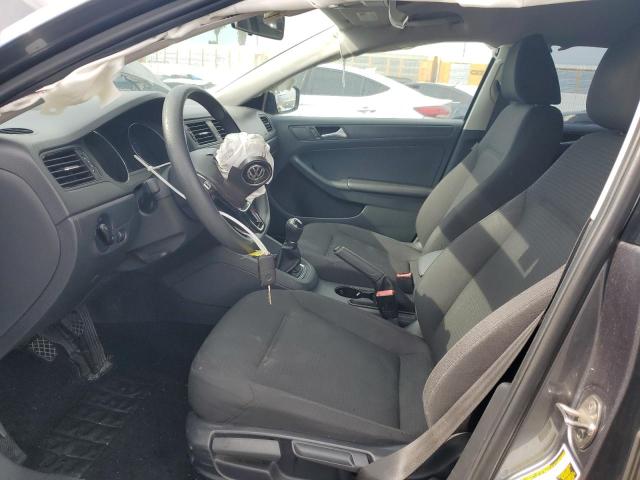 3VW1K7AJ2FM292218 - 2015 VOLKSWAGEN JETTA BASE GRAY photo 7