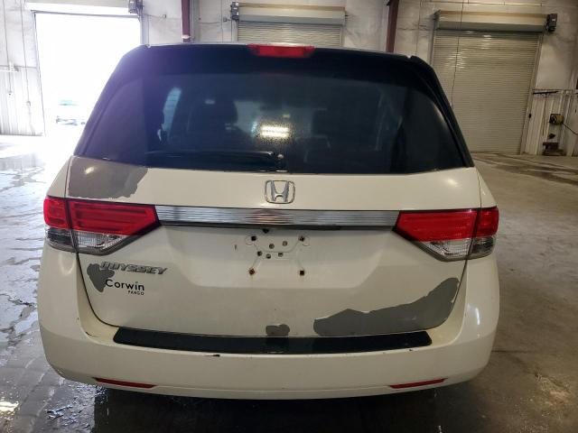 5FNRL5H29EB008110 - 2014 HONDA ODYSSEY LX WHITE photo 6