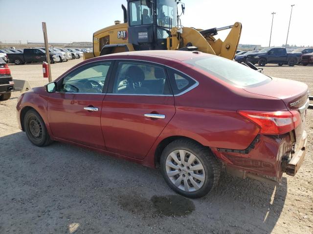 3N1AB7AP2KY209612 - 2019 NISSAN SENTRA S 红色 照片 2