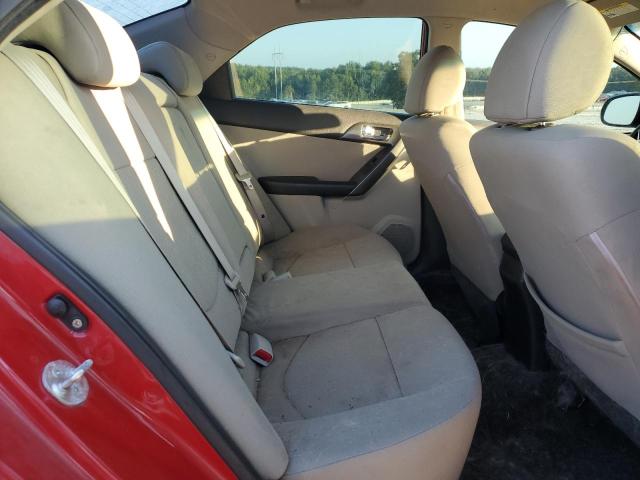 KNAFU4A2XD5739551 - 2013 KIA FORTE EX RED photo 10