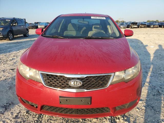 KNAFU4A2XD5739551 - 2013 KIA FORTE EX RED photo 5