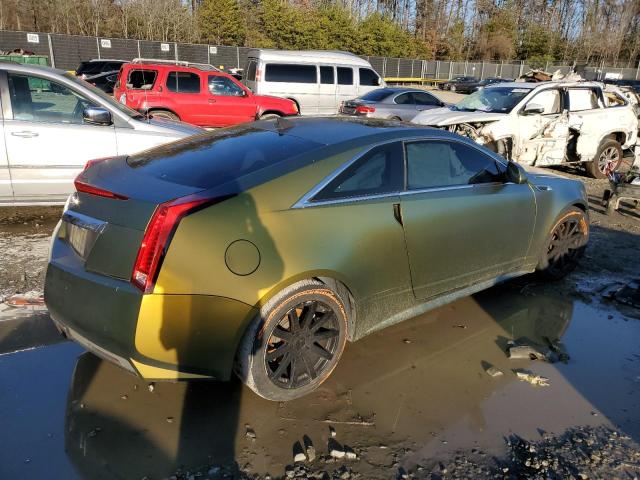 1G6DK1ED7B0134104 - 2011 CADILLAC CTS PERFORMANCE COLLECTION Зеленый фото 3