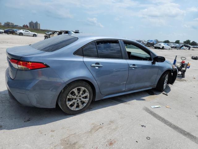 5YFEPRAE2LP112812 - 2020 TOYOTA COROLLA LE Blau Foto 3