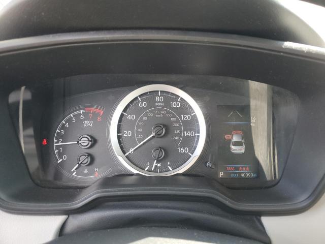 5YFEPMAE8NP319467 - 2022 TOYOTA COROLLA LE WHITE photo 9