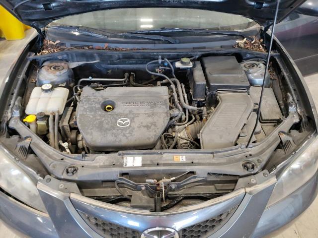 JM1BK32F691210714 - 2009 MAZDA 3 I GRAY photo 11