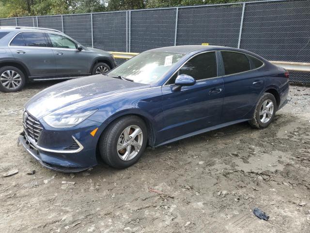 5NPEG4JAXMH113981 - 2021 HYUNDAI SONATA SE BLUE photo 1