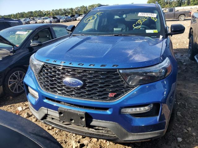 1FM5K8GC8LGC39527 - 2020 FORD EXPLORER ST BLUE photo 5