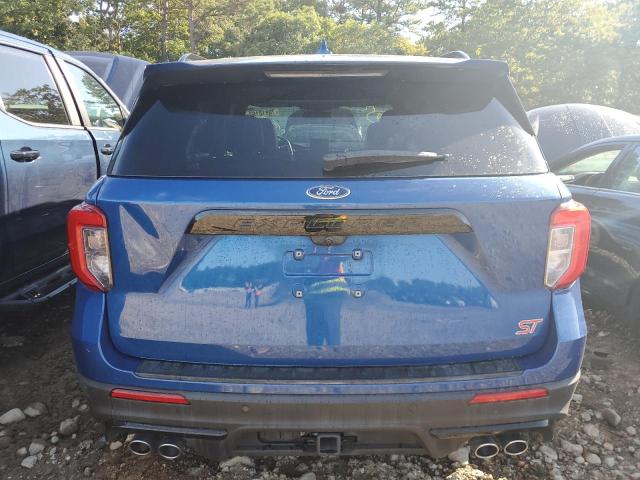 1FM5K8GC8LGC39527 - 2020 FORD EXPLORER ST BLUE photo 6