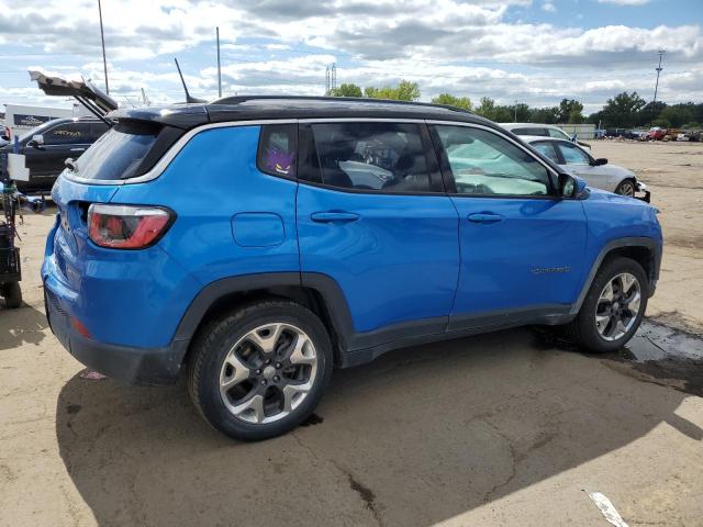 3C4NJDCB0KT679300 - 2019 JEEP COMPASS LIMITED Կապույտ լուսանկար 3