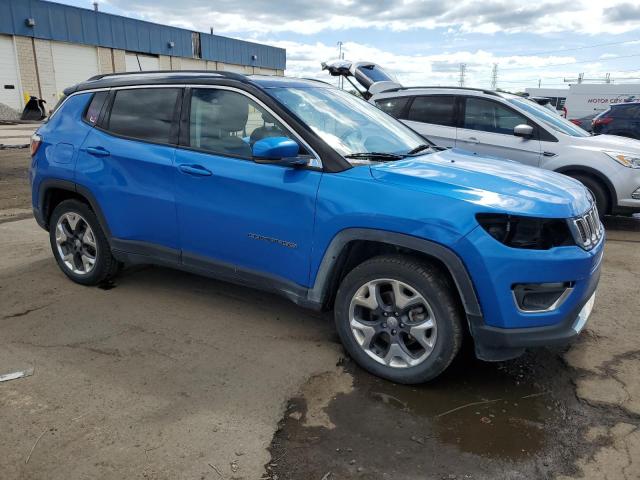 3C4NJDCB0KT679300 - 2019 JEEP COMPASS LIMITED Կապույտ լուսանկար 4