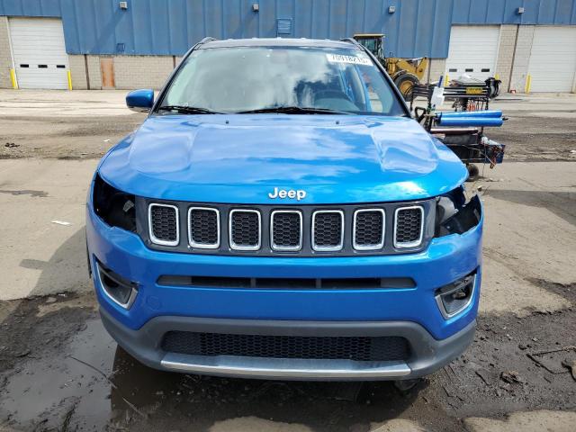 3C4NJDCB0KT679300 - 2019 JEEP COMPASS LIMITED Կապույտ լուսանկար 5