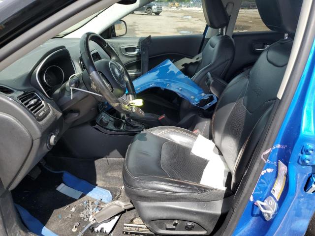 3C4NJDCB0KT679300 - 2019 JEEP COMPASS LIMITED Կապույտ լուսանկար 7