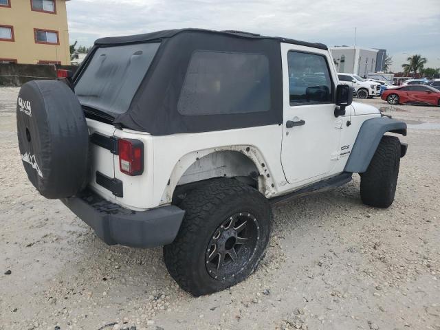 1C4AJWAG0DL687131 - 2013 JEEP WRANGLER SPORT 白色 照片 3