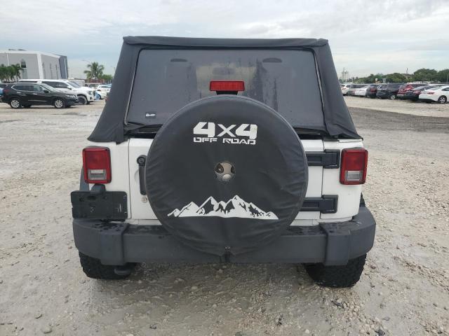 1C4AJWAG0DL687131 - 2013 JEEP WRANGLER SPORT 白色 照片 6