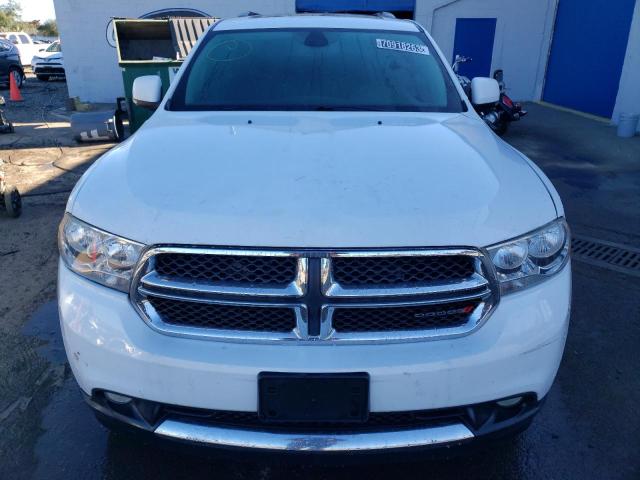 1C4RDJDGXDC597283 - 2013 DODGE DURANGO CREW WHITE photo 5