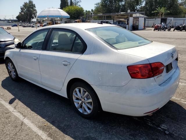 3VWDZ7AJ0BM343217 - 2011 VOLKSWAGEN JETTA SE WHITE photo 2