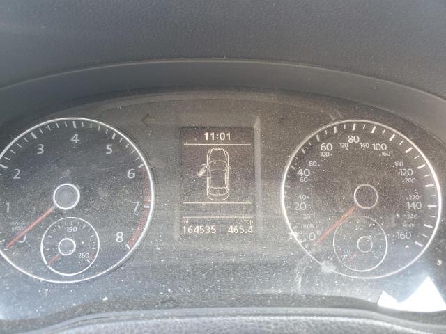 1VWBP7A37DC048246 - 2013 VOLKSWAGEN PASSAT SE BLACK photo 9