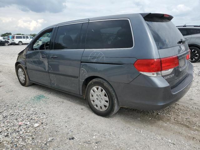 5FNRL3H25AB026747 - 2010 HONDA ODYSSEY LX GRAY photo 2