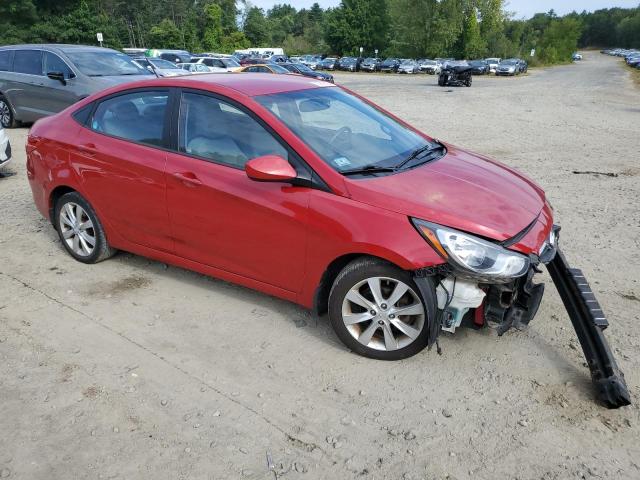 KMHCU4AE4DU440235 - 2013 HYUNDAI ACCENT GLS 红色 照片 4