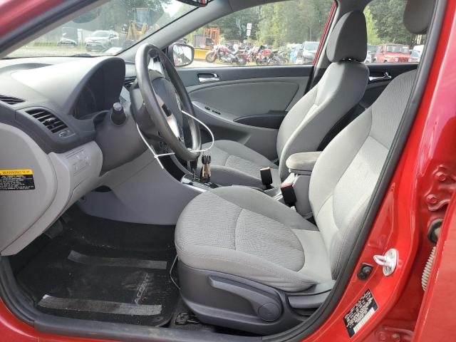 KMHCU4AE4DU440235 - 2013 HYUNDAI ACCENT GLS 红色 照片 7