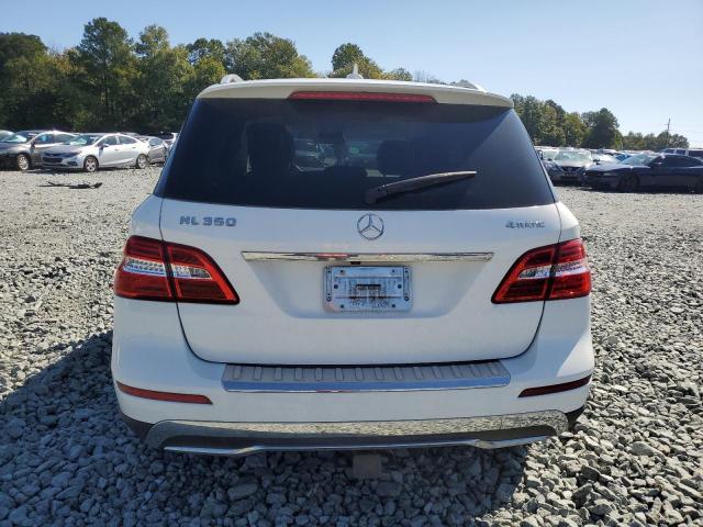 4JGDA5HB5FA526012 - 2015 MERCEDES-BENZ ML 350 4MATIC WHITE photo 6