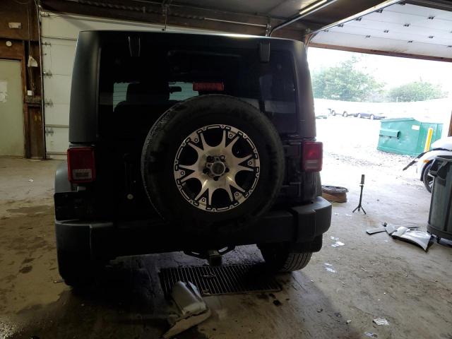 1C4AJWAGXDL634565 - 2013 JEEP WRANGLER SPORT BLACK photo 6