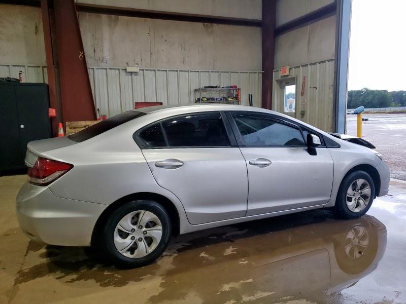 19XFB2F55DE056239 - 2013 HONDA CIVIC LX SILVER photo 3