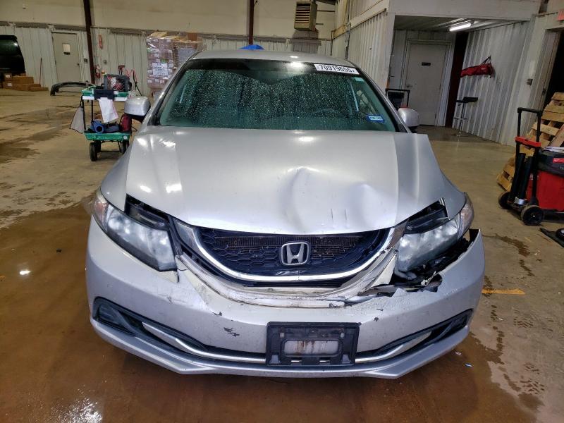 19XFB2F55DE056239 - 2013 HONDA CIVIC LX SILVER photo 5