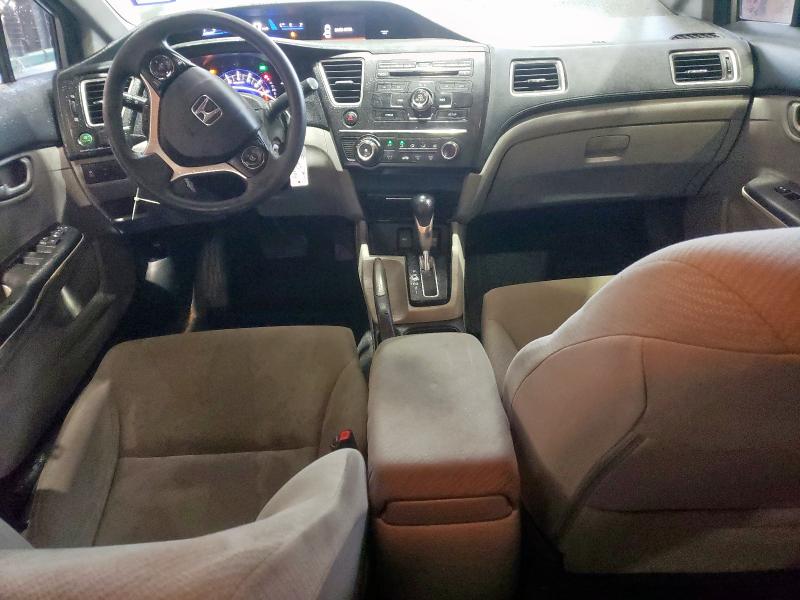 19XFB2F55DE056239 - 2013 HONDA CIVIC LX SILVER photo 8