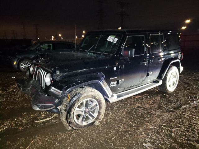 1C4HJXEM6MW548088 - 2021 JEEP WRANGLER U SAHARA BLACK photo 1