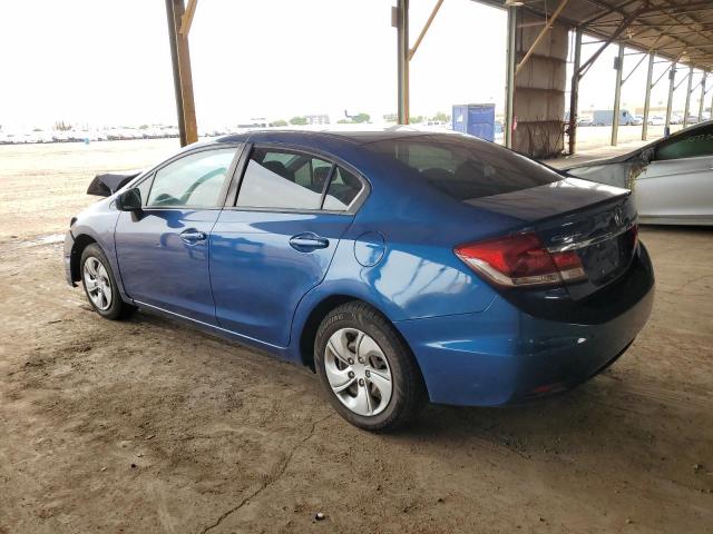 19XFB2F5XEE069179 - 2014 HOND CIVIC LX BLUE photo 2