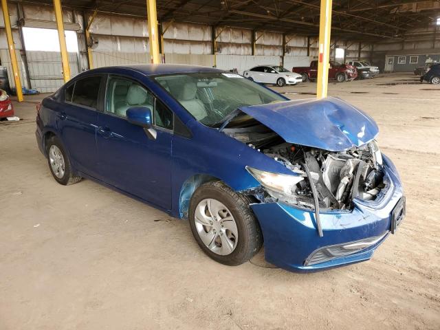 19XFB2F5XEE069179 - 2014 HOND CIVIC LX BLUE photo 4