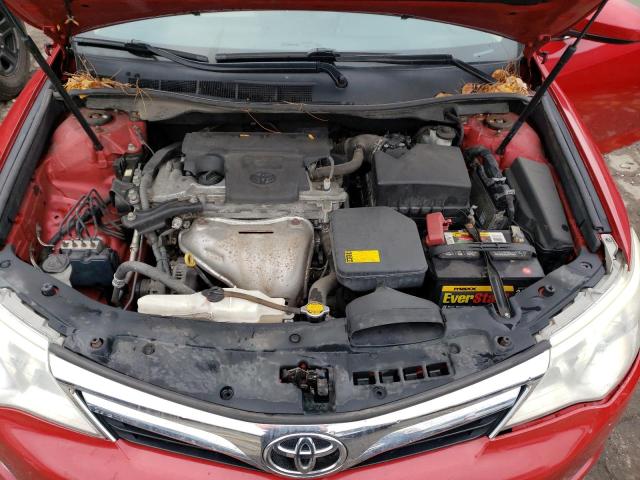 4T4BF1FK6CR269527 - 2012 TOYOTA CAMRY BASE RED photo 11