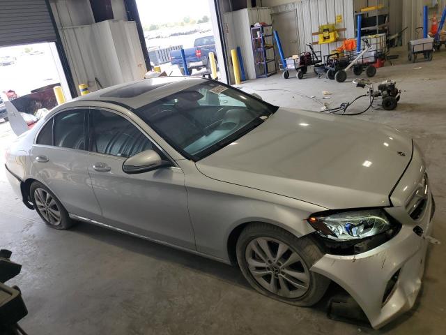 55SWF8DB9KU286002 - 2019 MERCEDES-BENZ C 300 ვერცხლისფერი ფოტო 4