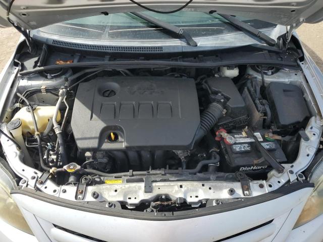5YFBU4EE9DP143727 - 2013 TOYOTA COROLLA BASE Արծաթագույն լուսանկար 11