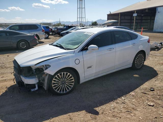 3FA6P0PU9HR275835 - 2017 FORD FUSION SE PHEV WHITE photo 1