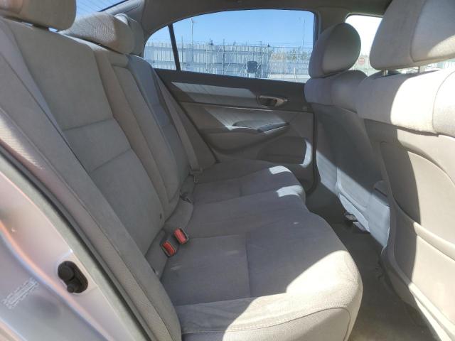 2HGFA16548H003878 - 2008 HONDA CIVIC LX Сріблястий фото 10