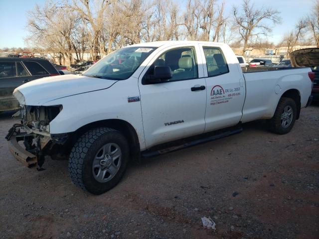 5TFTY5F10CX007660 - 2012 TOYOTA TUNDRA DOUBLE CAB SR5 WHITE photo 1