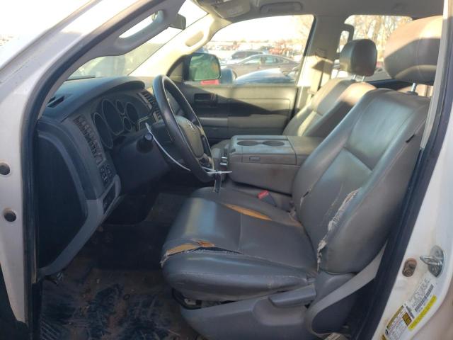 5TFTY5F10CX007660 - 2012 TOYOTA TUNDRA DOUBLE CAB SR5 WHITE photo 7