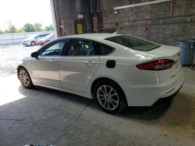 3FA6P0LU9KR207936 - 2019 FORD FUSION SE თეთრი ფოტო 2