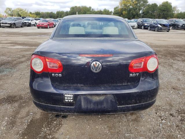 WVWFA71F67V004585 - 2007 VOLKSWAGEN EOS 2.0T LUXURY BLUE photo 6